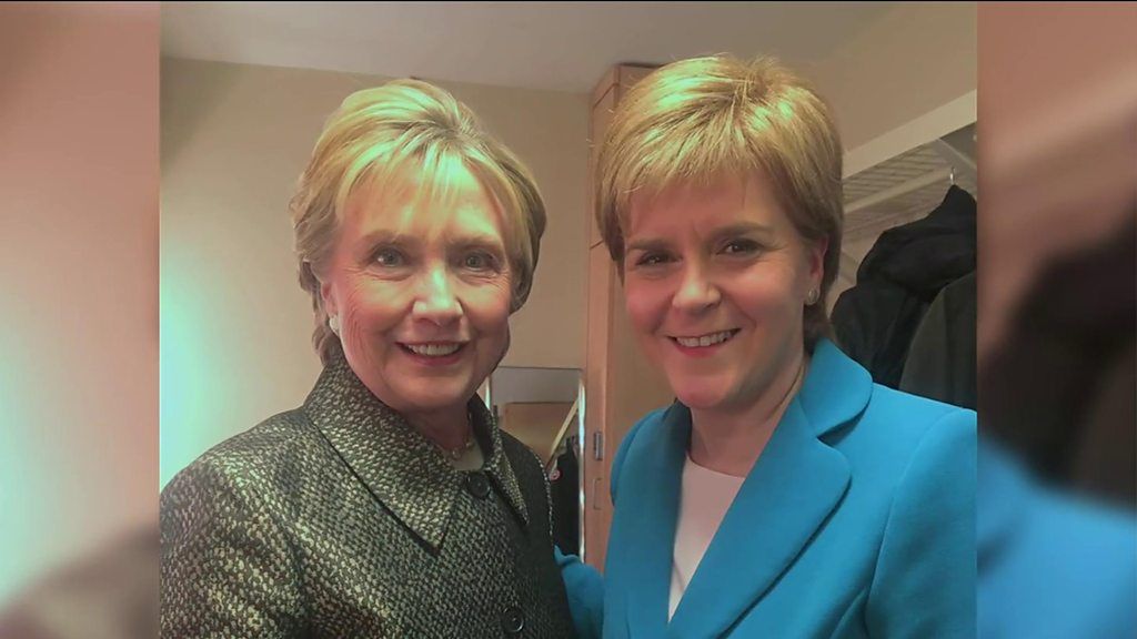 Nicola Sturgeon meets Hillary Clinton in New York