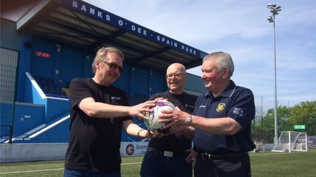 Football washed up in Norway returned to Aberdeen