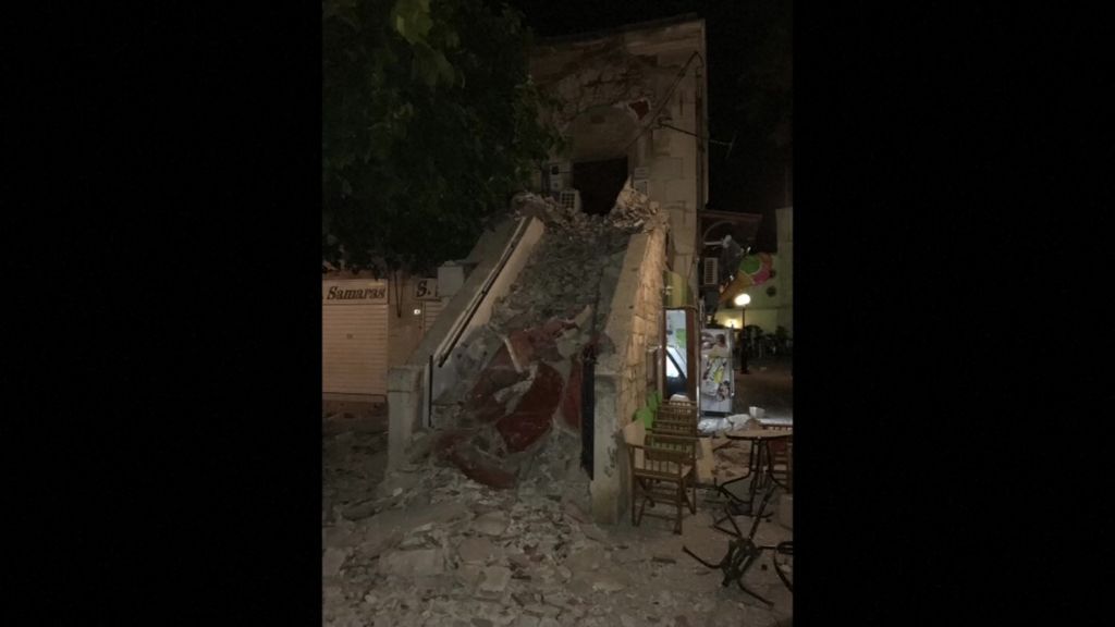 Strong earthquake kills two on Greek island of Kos