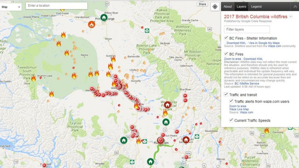 Google SOS Alerts added to search results and maps - BBC News