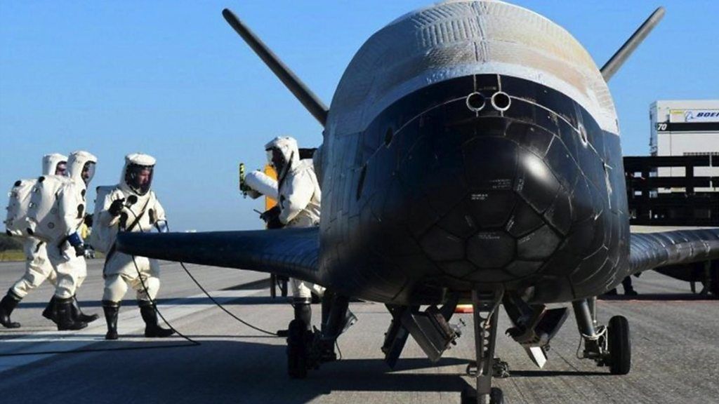 X-37B space plane returns after two-year secret mission