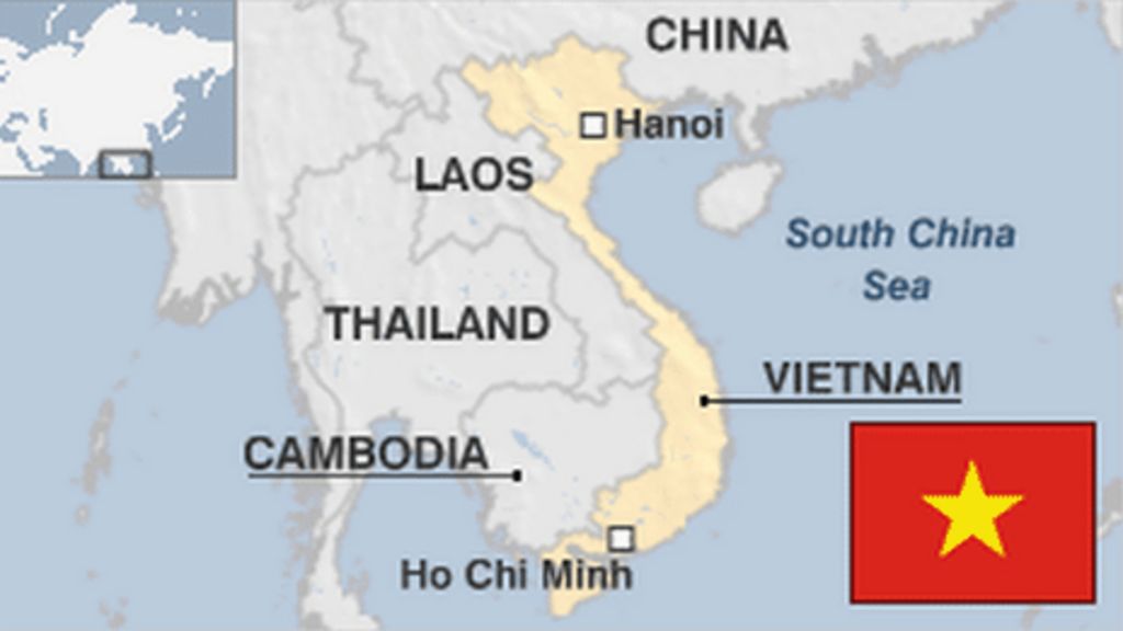 Where can you find a map of South Vietnam?