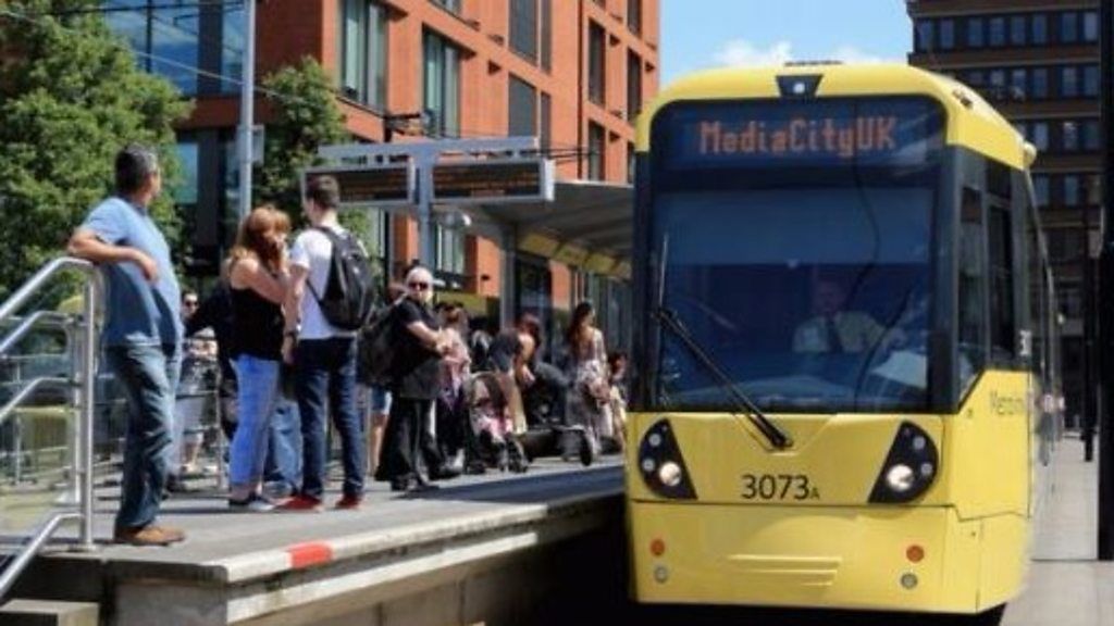 Manchester Metrolink tram marks 25 years