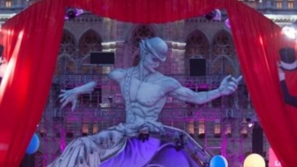 The Life Ball AIDS charity event held in Vienna