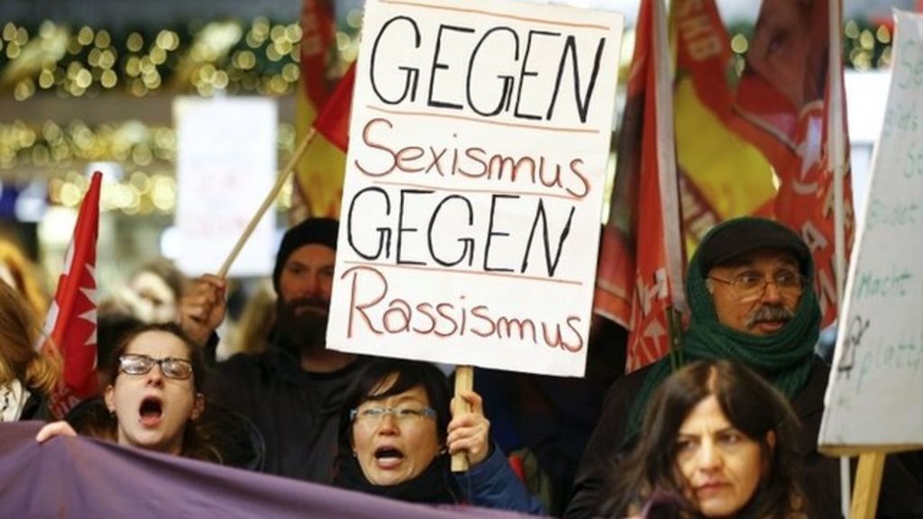 Cologne Sex Attacks Protest Against Gang Assaults On Women Bbc News