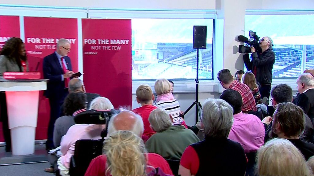 Nine-year-old to Corbyn: 'What's strong and stable?'