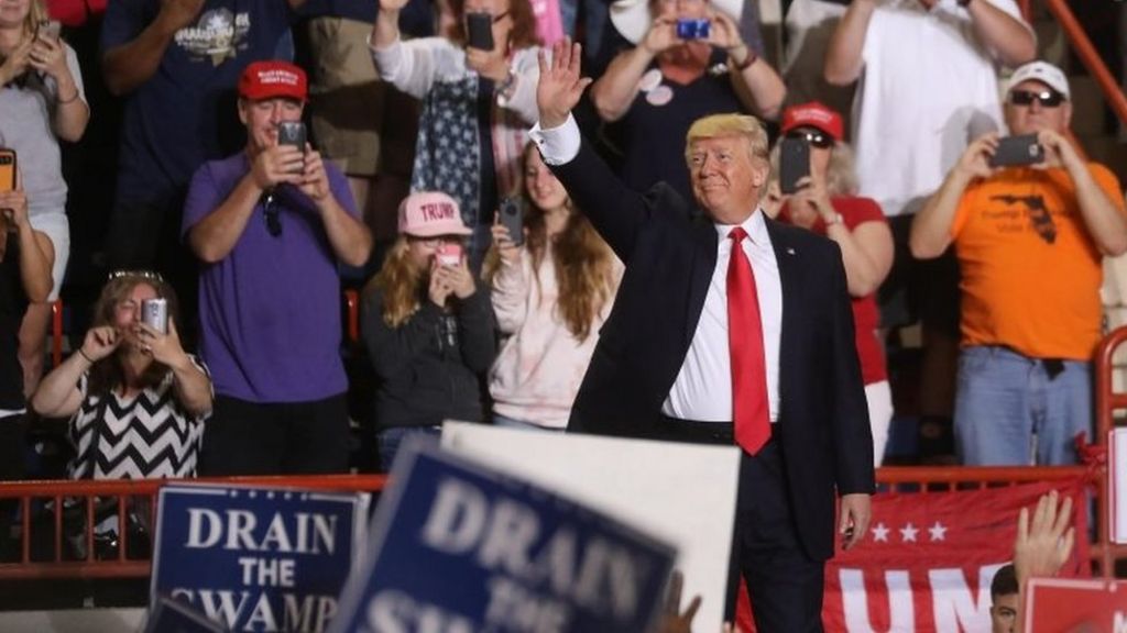 Donald Trump Attacks US Media At 100-day Pennsylvania Rally - BBC News