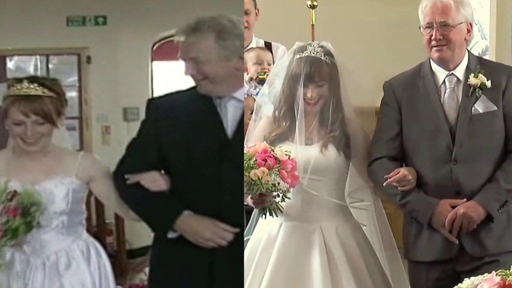 Couple Marry 13 Years After Acting A Wedding In Video In 2004 Bbc News