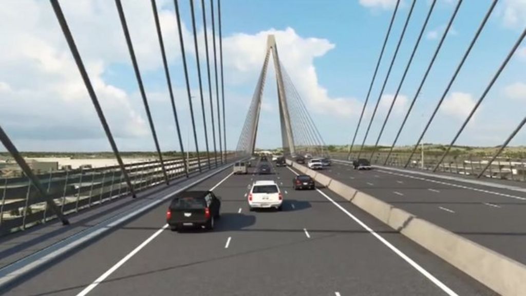 Video reveals possible route of M4 relief road - BBC News