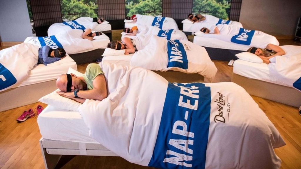 The gym class where nodding off is the new working out