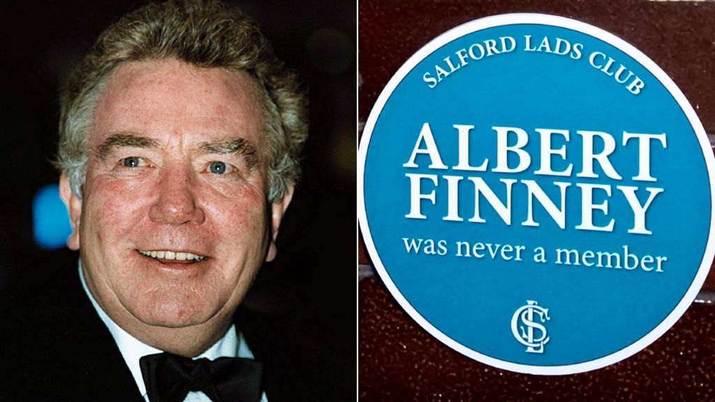 Spoof blue plaques go on show at Salford Lads Club