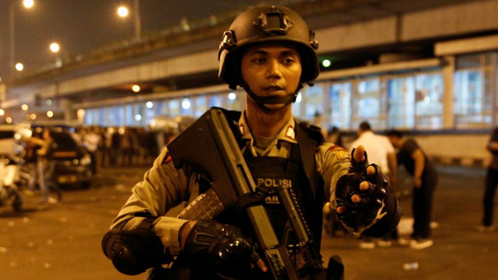 Police officers die in Jakarta suicide bombing