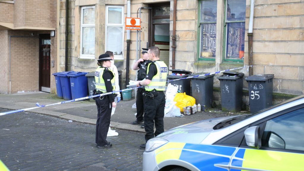 Man's death in Paisley street treated as murder