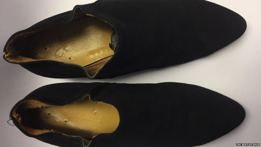 The Beatles: Ringo Starr's modified boots up for auction - BBC News