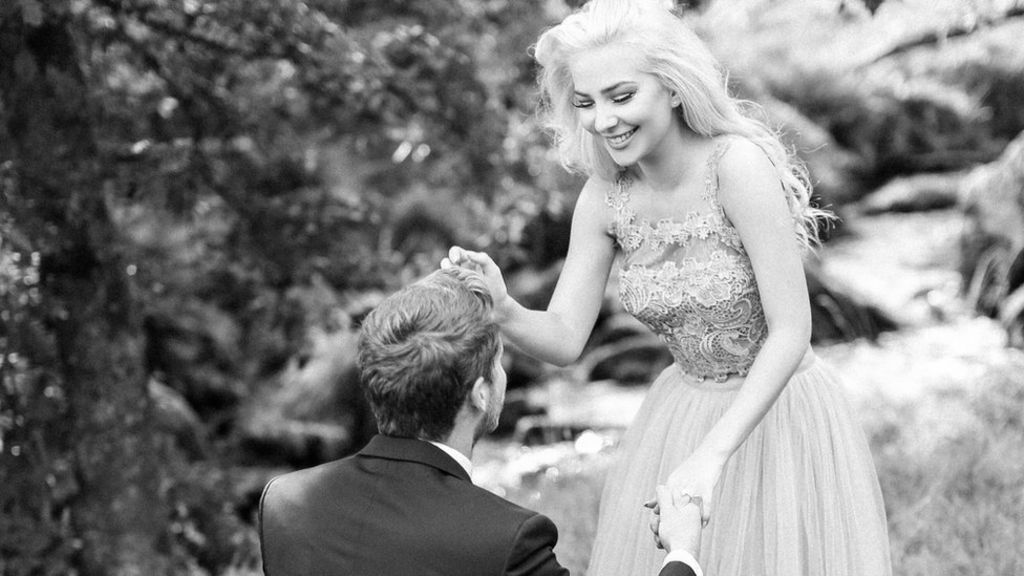 Model Lacole and footballer O'Kane in humanist marriage