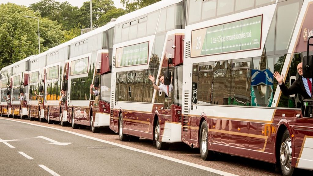 Low-emission buses for one of Scotland's most polluted streets