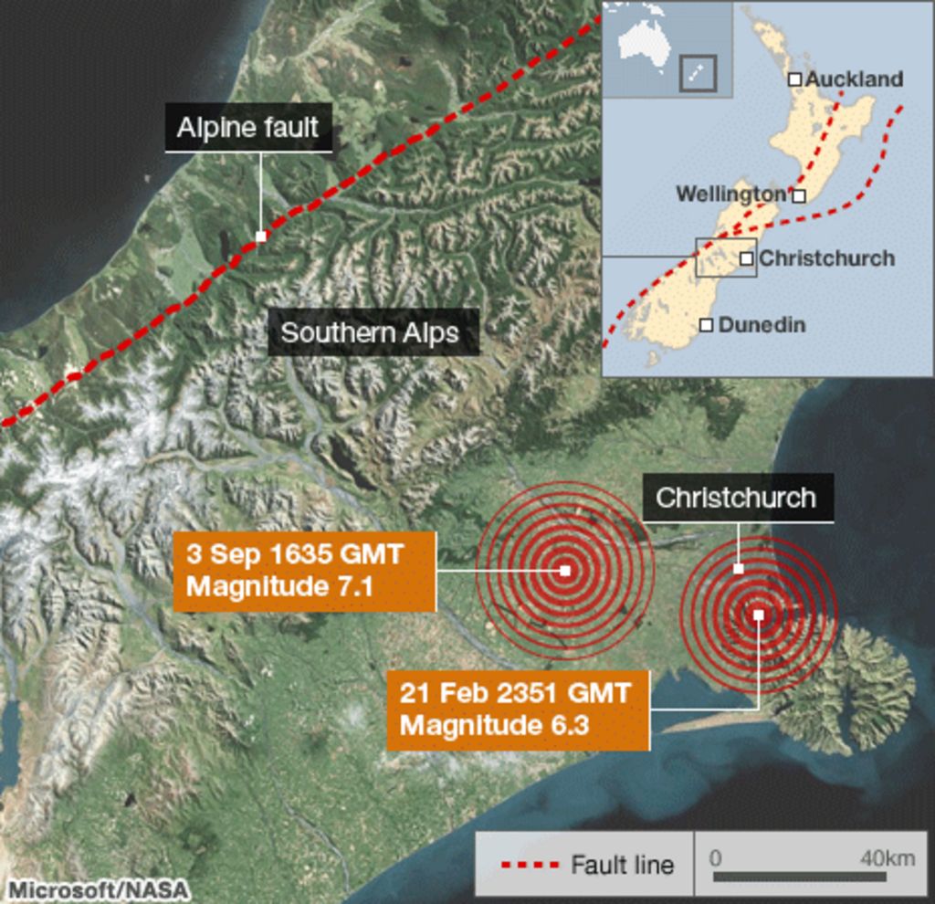 New Zealand earthquake: Depth and location key - BBC News