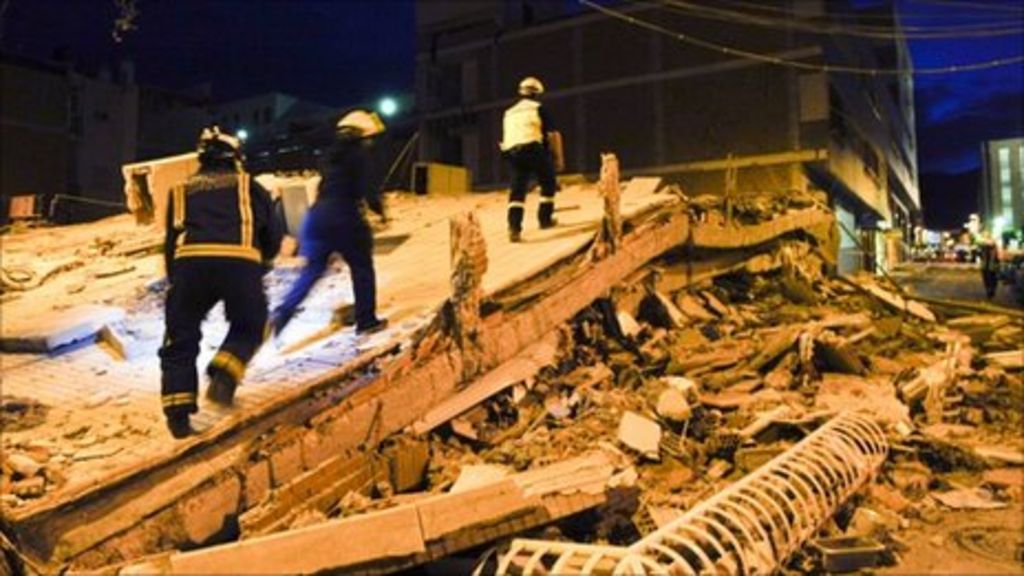 Spain Earthquake rocks Lorca, Murcia, killing 10 BBC News