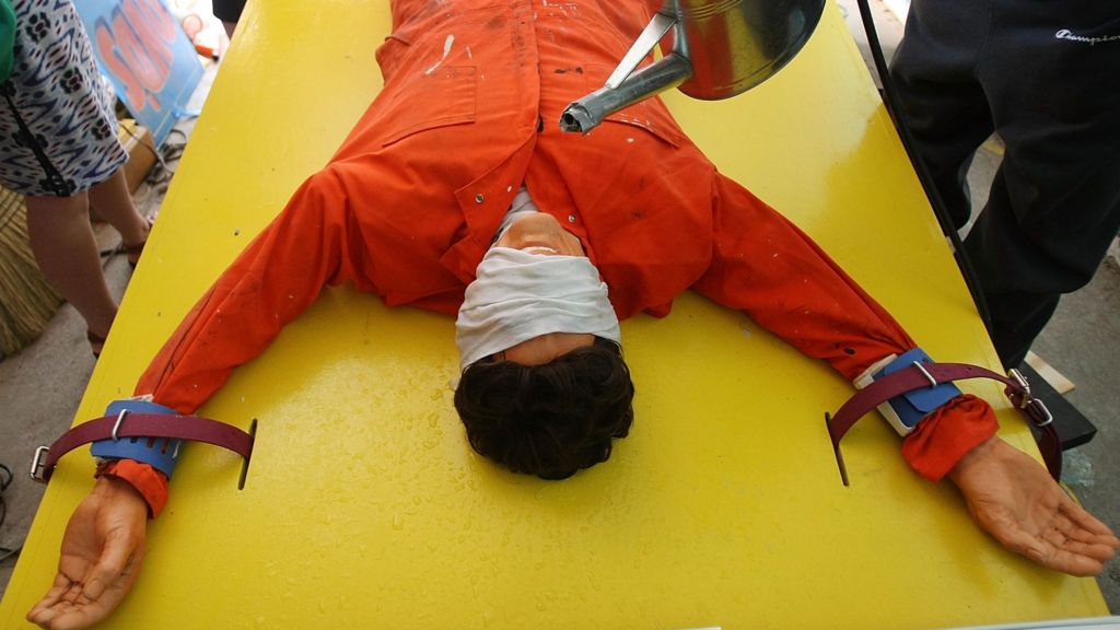 Image result for waterboarding
