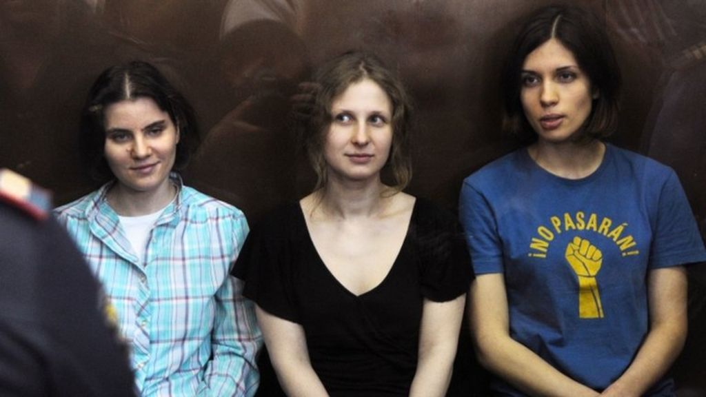 Pussy Riot Members Jailed For Two Years For Hooliganism Bbc News 7791