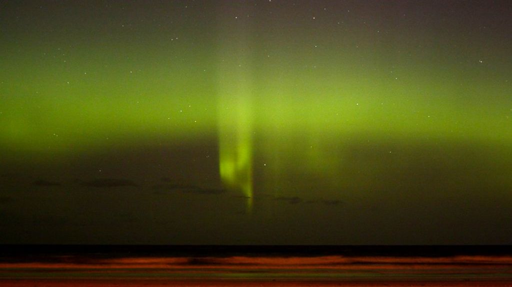 Aurora visible over Northern Irish skies BBC News