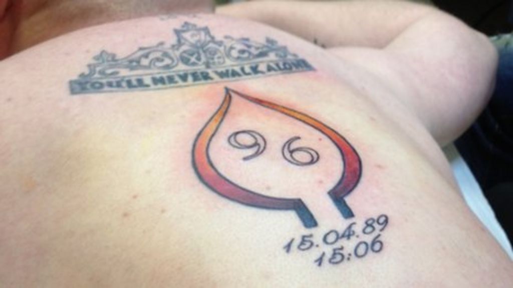 Hillsborough Fans get tattoos to honour victims BBC News