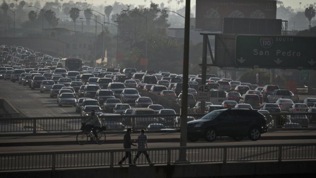 Los Angeles Air Pollution Drops After Tailpipe Laws BBC News    67976074 67976073 