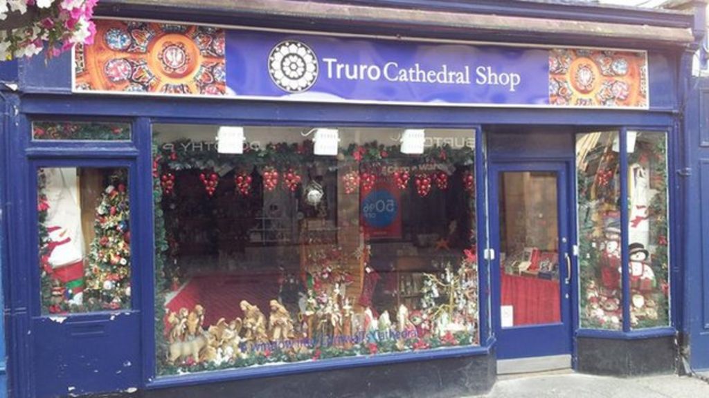 truro cathedral opens christmas shop during heatwave bbc truro cathedral opens christmas shop during heatwave bbc