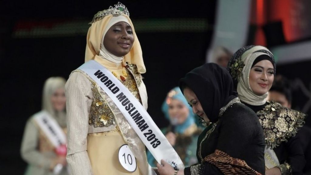 Nigerian Wins Muslim Only Beauty Pageant In Jakarta Bbc News 