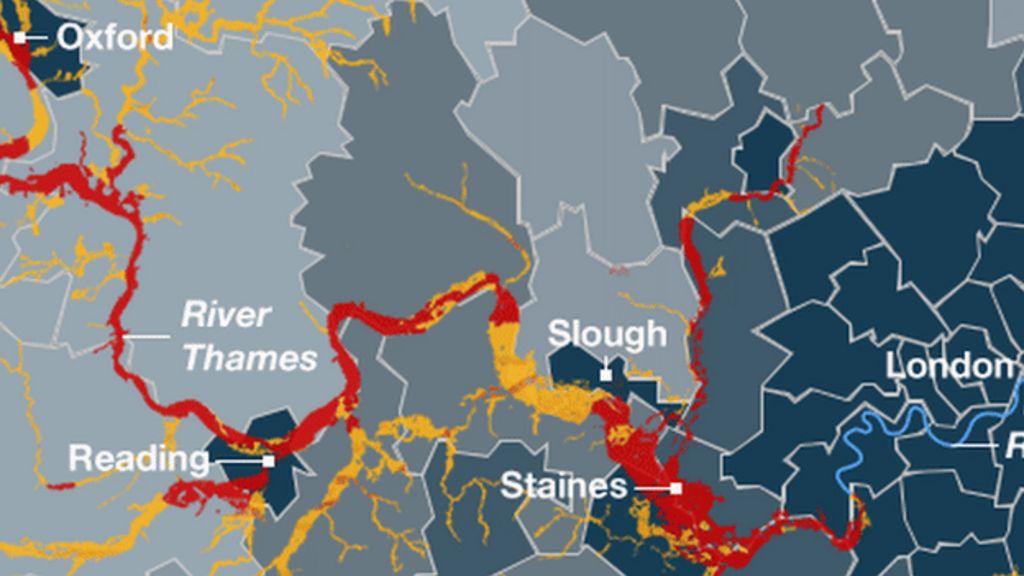 UK storms: Mapping the floods - BBC News