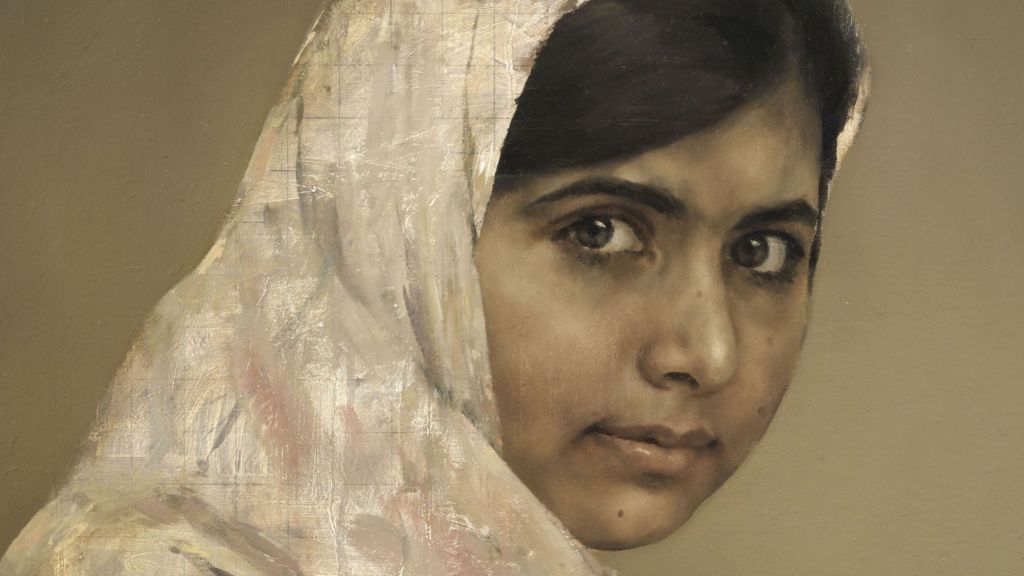 Malala Yousafzai portrait by Jonathan Yeo sells for $82,000 - BBC News