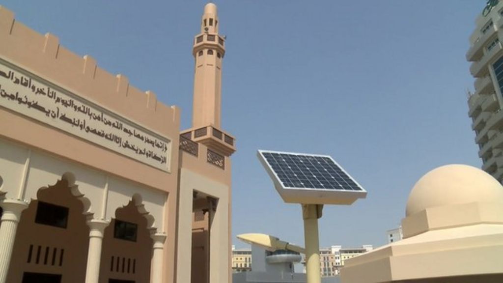 dubai-s-environmentally-friendly-mosque-bbc-news