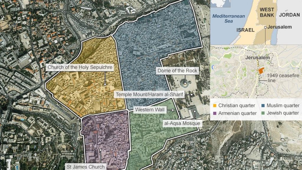 Mapping The City Of Three Faiths: Jerusalem In The 21st Century - Map ...