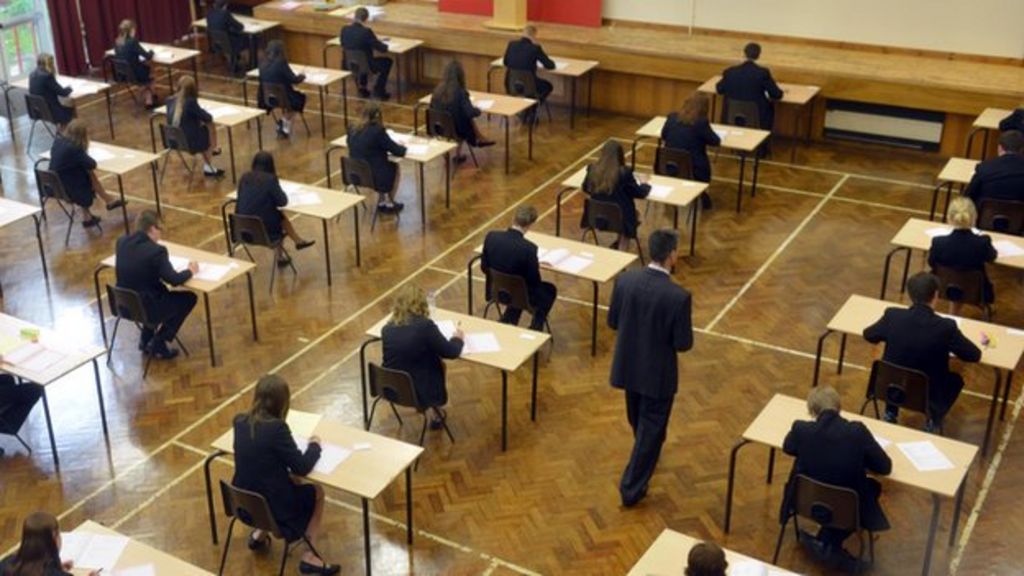 gcses-pass-mark-raised-in-exams-shake-up-bbc-news