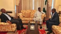 Saraki da Dogara da Shugaba Buhari