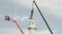Lee statue removed in New Orleans