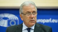 Dimitris Avramopoulos at the European Parliament