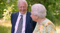 The Queen and Sir David