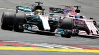 Lewis Hamilton in action at the Austrian Grand Prix