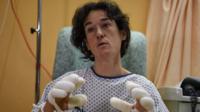 French climber Elisabeth Revol says, to be rescued, she had to leave her climbing partner behind.
