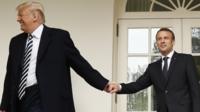 Trump and Macron