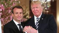 Macron and Trump.