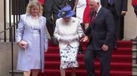 The Queen at Canada House in London