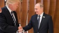 G20: Trump And Putin Shake Hands - BBC News