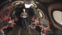 The BBC's Richard Scott inside the Virgin Galactic spaceship