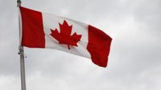 Una bandera de Canadá