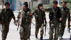 Les combattants kurdes des unités de protection du peuple (YPG) en Syrie.  Fichier photo