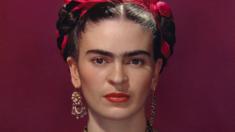 Undated handout photo issued by The Victoria & Albert Museum of Frida Kahlo in blue satin blouse, 1939, one of the exhibits in the London attraction's show on the Mexican artist