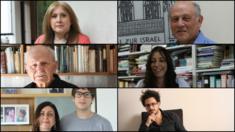 Argentina's Sephardic Jews from top left to bottom right: Ezequiel Siddig, Mario Cohen, Ricardo Halac, Patricia Benmergui, Julie Daye, Delia Sisro