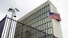 Exterior view of the US embassy in Havana, Cuba, June 19, 2017